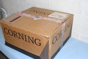 lot 11 image: Corning 4-Rack Unit Fiber Optic Splice Cassette Closet Connector Housing