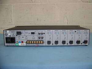 lot 50 image: Biamp MXA75 Pro Audio 6-Input MicrophoneLine Audio Mixer  Amplifier