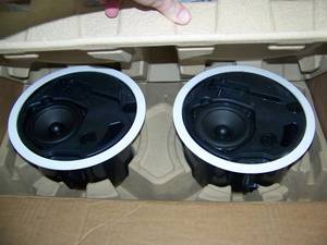 lot 58 image: PAIR of Bose FreeSpace FS4CE Pro Audio In-Ceiling Loudspeakers Speakers