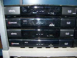 lot 73 image: Lot of Cisco  Comcast  Xfinity RNG150 Digital-Only High Definition Interactive Set Top Units with Multi-Stream Interface