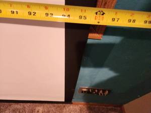 lot 43 image: Da-Lite Motorized  Electric Powered Video Projector - Projection Screen with Wall Mount & Power Rocker Switch