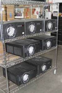 lot 35 image: LARGE LOT of Christie Digital HD10K-M 11,000-Lumen Dual Lamp 3DLP HD Projectors - Parts  Repair