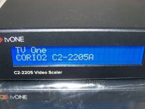 lot 88 image: Lot of 2 - tvOne Corio C2-2205A Professional Video Switcher  Scaler w SDHD-SDI Input