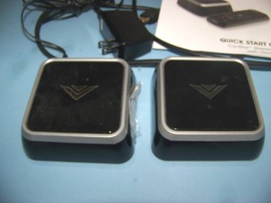 lot 109 image: Lot of 2 - Vizio Co-Star 1080p Digital Media Streamer  Stream  Streaming Video Players with Google TV and Remote Controls