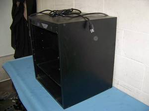 lot 112 image: Middle Atlantic Black Laminate Audio Video Equipment Rack