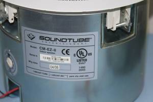 lot 129 image: PAIR of SoundTube Sound Tube CM-EZ-II In-Ceiling 2-Way Blind Mount 8 Pro Audio Loudspeakers  Speakers