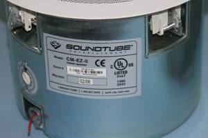 lot 132 image: PAIR of SoundTube Sound Tube CM-EZ-II In-Ceiling 2-Way Blind Mount 8 Pro Audio Loudspeakers  Speakers