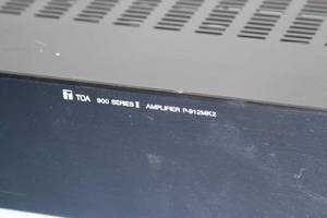 lot 133 image: TOA Electronics P-912MK2 Single Channel 120W Commercial  Professional Audio Power Amplifier