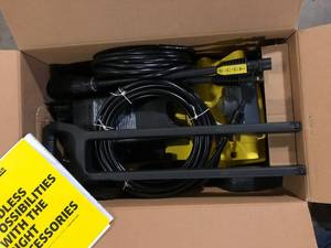 Karcher 2100 Max PSI 1.45 GPM K 3 Power Control Cold Water Corded Electric Pressure Washer and Vario and DirtBlaster Spray Wands   Customer Returns See Pictures