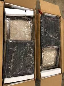 Lot of 2  Hayward Tall Back Side Chair Set (4 Pieces)   Customer Returns See Pictures