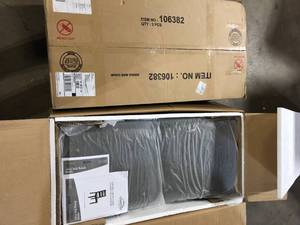 Lot of 2 Coaster Alston Knotty Nutmeg and Grey Ladderback Dining Side Chairs (Set of 2) Customer Returns See Pictures