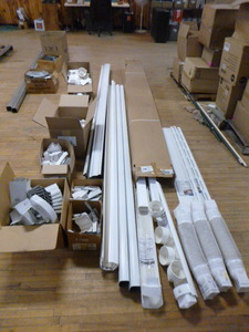 lot 39 image: White Gutter Pieces