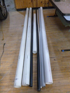 lot 44 image: 8 PVC Pipes