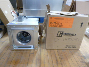 lot 50 image: Greenheck Direct Drive Square Centrifugal Inline Fan