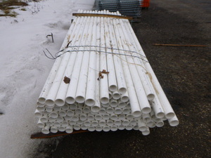 lot 120 image: Pallet of Charlotte PVC Piping
