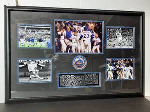 lot 66 image: Framed The Amazin Mets NEW YORK METS 1969 Division Winners