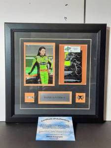 lot 84 image: Signed Authenticated NASCAR 2010 Rookie Danica Patrick, Professionally framed.