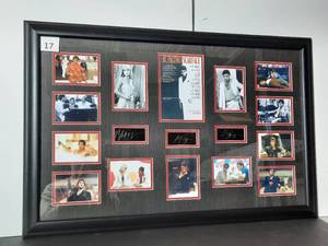 lot 85 image: Signed Al Pacino Scarface Movie Photo Collage,&nbspProfessionally framed.