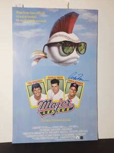 lot 115 image: Signed Authenticated Major League Movie Poster signed by Corbin Benson  