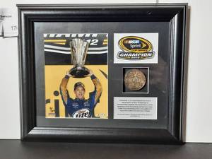 lot 170 image: LE 81302 Brad Keselowski 2012 Sprint Cup Series Champion at Homestead-Miami Speedway, 10K Gold Overlay Coin