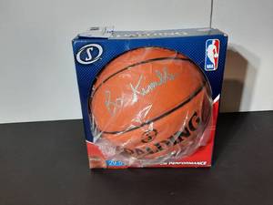 lot 80 image: Signed Spalding NBA Official Game Ball. Signed by Bo Kimble. 29.5