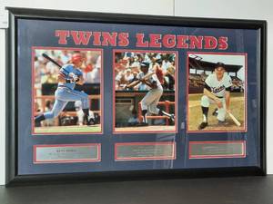 lot 169 image: Twins Legends Kent Hrbek 19871991 World Series Champion Tony Oliva 1964 AL Rookie of Year Harmon Killibrew 1984 HOF