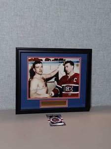 lot 81 image: Signed Authenticated Bernie Geoffrion & Maurice Richard Hall of Fame 1972 & 1961 (respectively) Montreal Canadiens