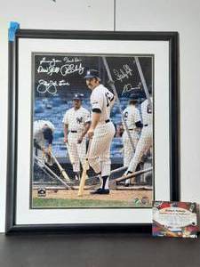 lot 27A image: Signed Authenticated New York Yankees Thurmon Munson #15. &nbspMeasures 22 W X 26 H