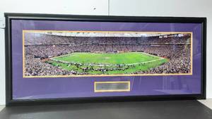 lot 177 image: Photo of The Mall of America Field Home of the Minnesota Vikings, framed