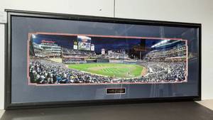 lot 173 image: Photo of Target Field, framed