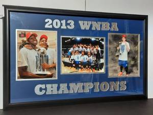 lot 172 image: 2013 WNBA Champions, framed and North Star Legends