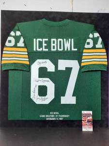 lot 121 image: Signed Authenticated Ice Bowl Jersey #67