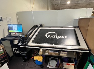 lot 20 image: Eclipse Pro 4060C MatWRITER Mat Cutting Machine w Eclipse Mat Designer Software. Comes with  Acer computer and stand