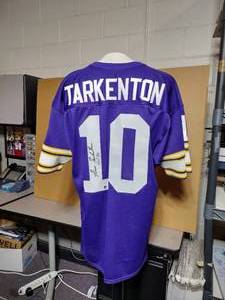 lot 164 image: Signed Authenticated #10 Tarkenton