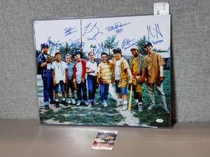 lot 199 image: Signed Authenticated The Sandlot Baseball Movie Print Poster