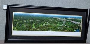 lot 196 image: Panoramic view of Augusta, Georgia, framed