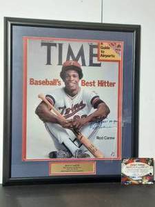 lot 37A image: Signed Authenticated Time Cover of Rod Carew 1967 Rookie of the Year 1977 AL MVP 1991 Hall of Fame Inductee