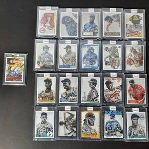 lot 249 image: Set of 20 Topps Project 70 Sealed Cards by Artist Lauren Taylor. One card is by Artist Ermsy from the Companion Series