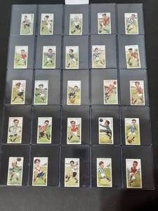 lot 47A image: Complete Set of (50) 1926 John Player & Son Footballers Caricatures Vintage Soccer Tobacco Cards.