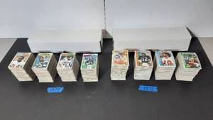 lot 292 image: 2 boxes of Football Trading Cards, 1977 and 1978 (1 box of each year).