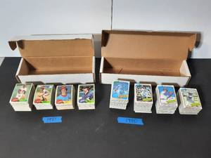 lot 299 image: 2 boxes of Baseball trading cards 1980 and 1981.