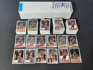 lot 107A image: (1) box of Topps Basketball player cards with multiples of some players.