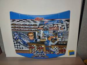 lot 126A image: HIRev NASCAR Hood Replica Sam Boss 2005 Limited Edition Tribute Series 103500. Miller. Rustys Last Call. Original wrap