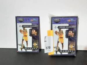 lot 370 image: (1) Pack of 12 1997-98 Kobe Bryant Magnetized Player cards, sealed in original pack