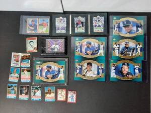 lot 349 image: 1997 Upper Deck - Clearly Dominant CD1, CD2, CD3, CD4, CD5 Ken Griffey Jr. 1972 Topps Boyhood Photos, Dave McNally.