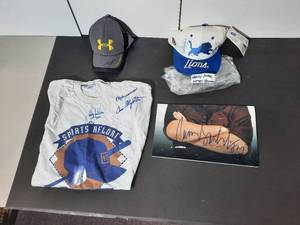 lot 366 image: Signed Articles Jordan Spieth. James Gandolfini, Enos Slaughter, Jon Miller, ESPN, Dawson future HOF.  Peete & Brown.