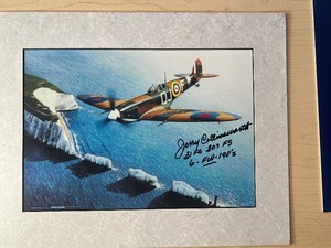 lot 62B image: Signed Photos of WWII Planes flown by Jerry Collinsworth, Ralph Rosen, and Witold Urbanowicz