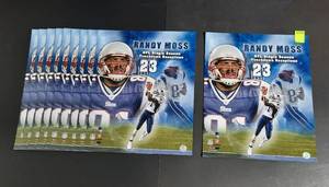 lot 441 image: (10) NFL Official photos of Randy Moss #23 NFL Single Season TD Receptions