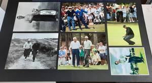 lot 446 image: (7)  Photos of famous golfers.