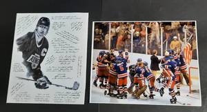 lot 447 image: (2) Hockey photos